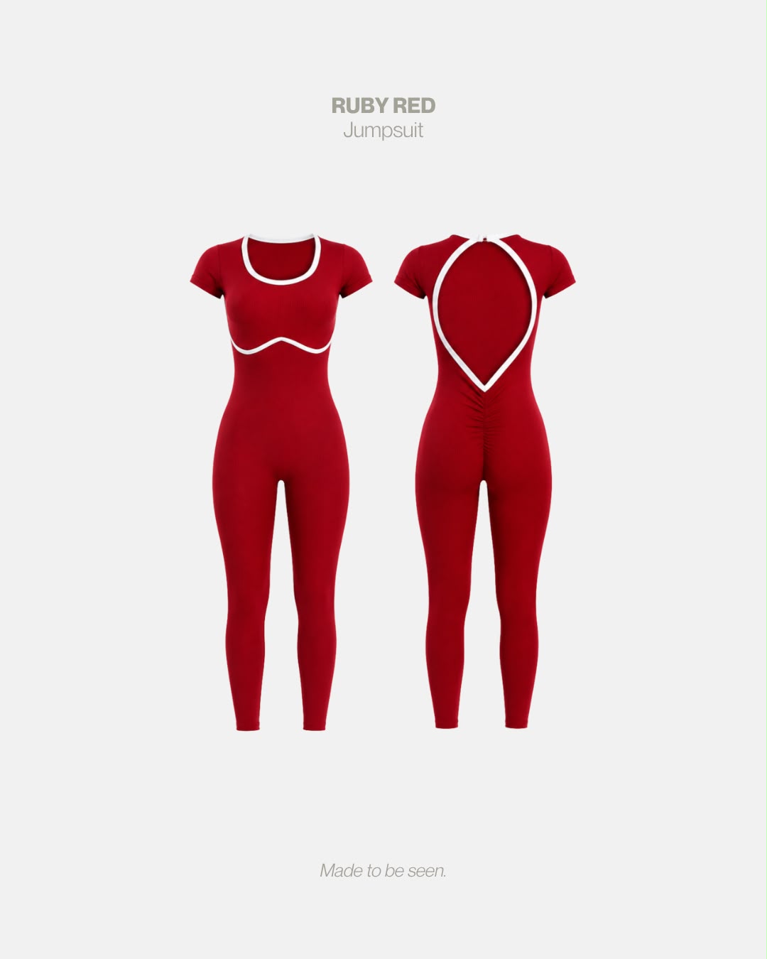 Ruby red jumpsuit