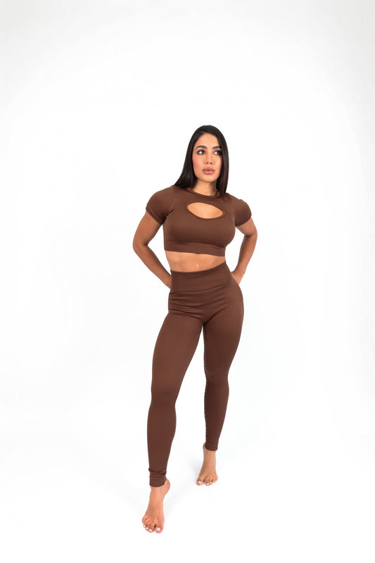 Cast Brown Leggings Set